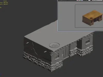 gAME Desert House - House 07 3D model