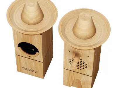 Teenage engineering choir CH-8 Carlo speaker 3D model