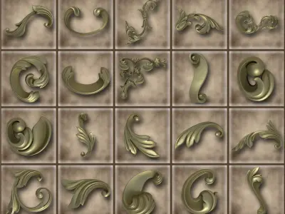 Ornamental Vol 05 3D model
