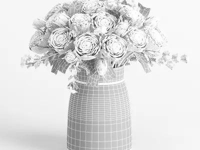 bouquet set03 3D model