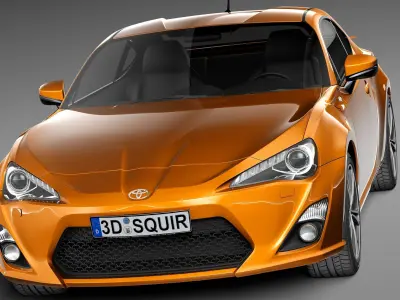 Toyota GT 86 2013 3D model