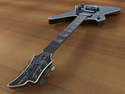 Washburn Ps1800 Black 3D model