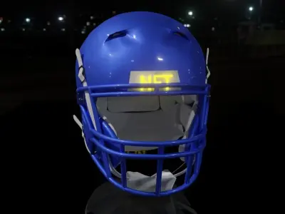AMERICAN FOOTBALL HELMET Free 3D model