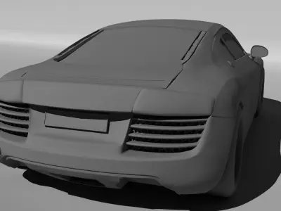 Audi R8 3D model 3D model