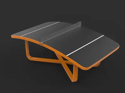 Teqball Table 3D model