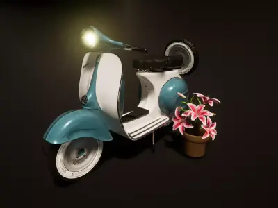 Vespa VNB 125 Piaggio 3D model