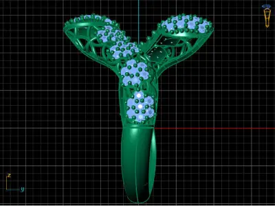 Two Head Women Ring 3DM Womens Ring 3d models 3D print model 3D print model 18