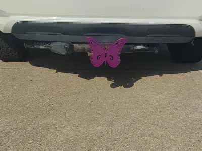 Butterfly Trailer Hitch Cover  3D print model