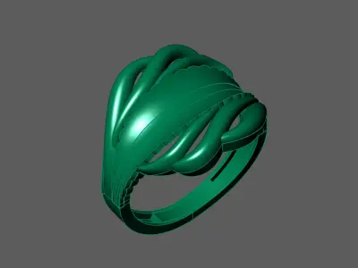 Plain Ring Women Ready STL 3DM Models Womens Rings 3D models 3D print model purchase