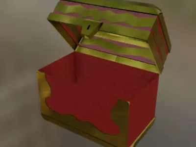 Old chest Free 3D model