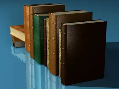 Old books 3D model