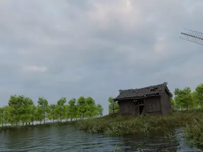 3D Stunning Landscape - High Poly Free 3D model