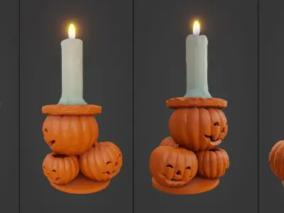 Jack Candlestick 3D print model