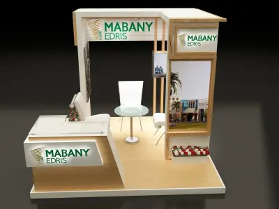Booth Exhibition Stand a327 3D model