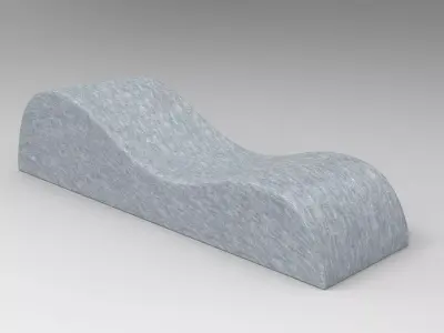 Glos Stool Low-poly 3D model