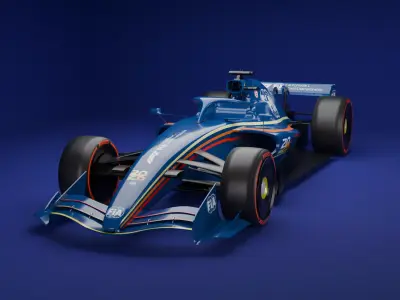 F1 2026 Release Car Outdated Free 3D model