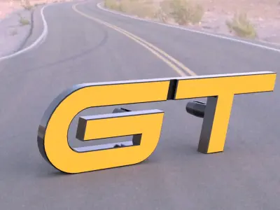 Renault Megane 4 GT Emblem Badge 2016 3D print model