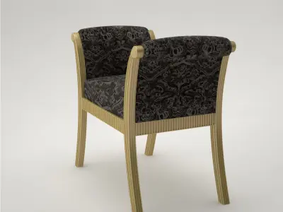 Pro - Bench Medaillon 1100 00470 JR Scott 3D model