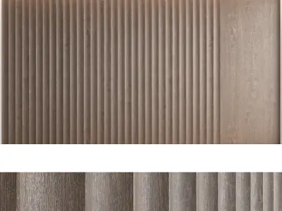 Wood panels set7 3D model