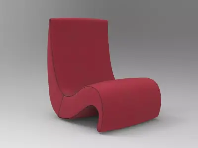 Patz Armchair Low-poly 3D model