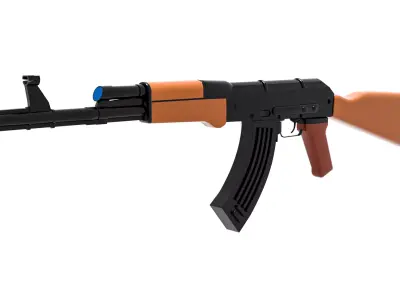 Automatic weapon 3D model