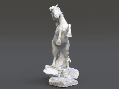 Horse Statue 220527 3D print model