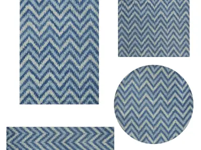 Rugs No 92 Low-poly 3D model