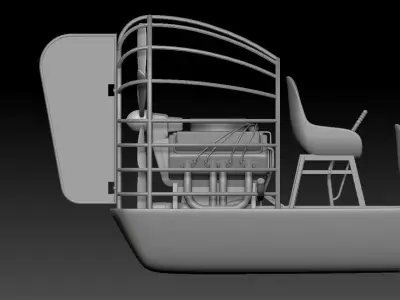 AIRBOAT SWAMP TOURS 3D print model