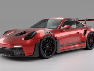Porsche 911 GT3 RS 3D model 3D model
