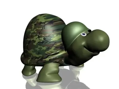 3 turtles harley davidson Low-poly 3D model