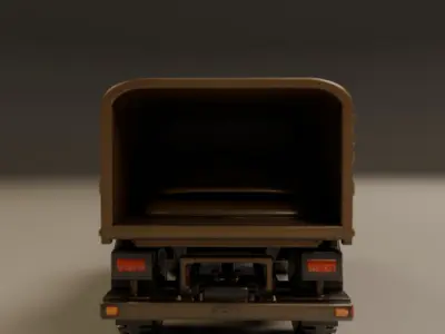 combat truck 3D print model by CRS3D