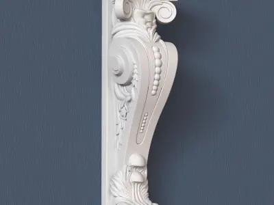 Decorative Corbel 3D model 4