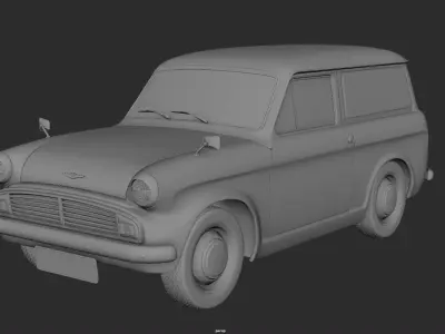 Commer Cob Vintage British Car Free 3D print model