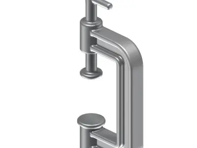 Kids Engineering C Clamp 3D print model