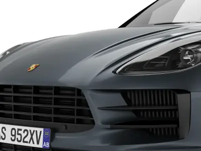 Porsche Macan 2020 3D model