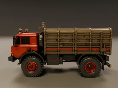 combat truck 3D print model by CRS3D