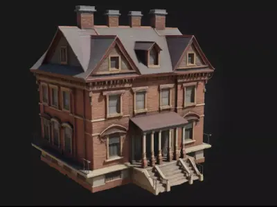 Victorian Elegance  Refined Architecture from a Regal Era 3D model
