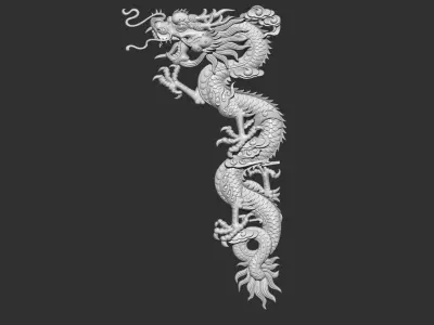 dragon 3D print model