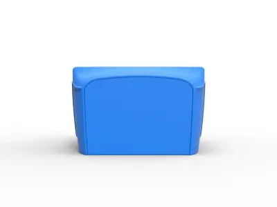 Shell of Vintage front engine dragster Version 3 Scale 1 to 25 3D print model