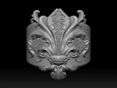 Lily of Florence Ring  3D print model