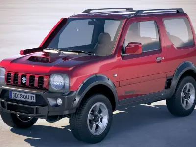 Suzuki Jimny 4Work Offroad 2018 3D model