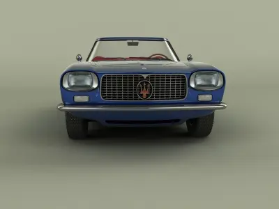 Maserati 5000 GT Convertible 3D model