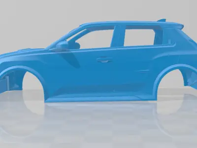 Alpine A290 GTS - Body Car STL Model 3D print model