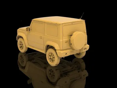 Suzuki JIMNY Native Exterior 3D Scan 2020 3D model