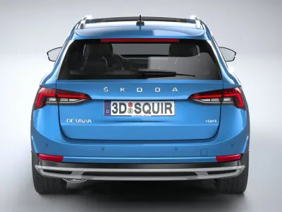 Skoda Octavia Scout 2020 3D model