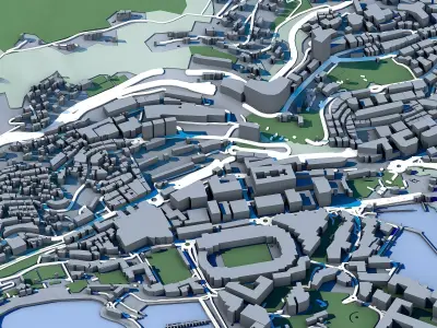 Monte Carlo Monaco  3D model