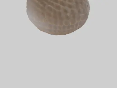 Pangolin Scales Low-poly 3D model