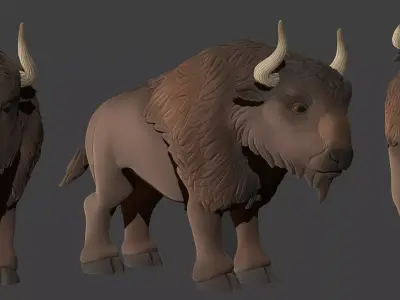Bison 3D model
