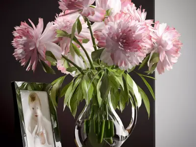 Flower Vase Set 3D model