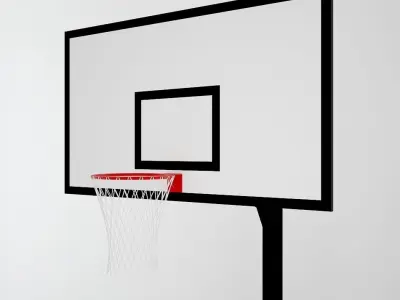 Basketball basket 3D model